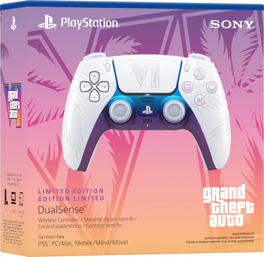 Control PS5 DualSense GTA VI White Limited Edition – Edición Limitada